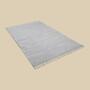 Teppich Baumwolle Grau 60x120cm 1