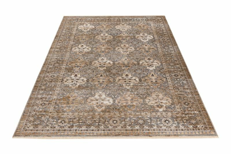 Laos Teppich Silber 120 x 170 cm 1