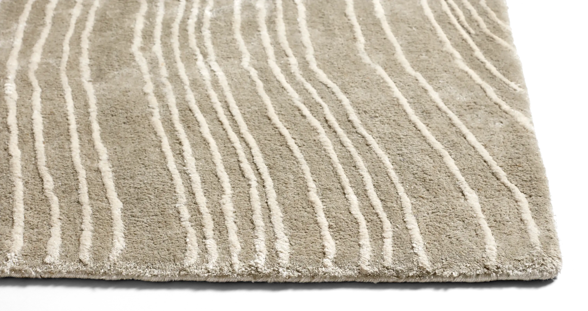 Tide Teppich Textil Grau Weiß 1