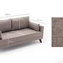 Bella Sofa 3-Sitzer Creme 6