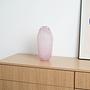 Glass vase Murano glass Purple 1970s 1