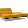 Splitback Schlafsofa Gelb 6