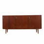 Vintage Sideboard Teak Wood Brown 1960s 0