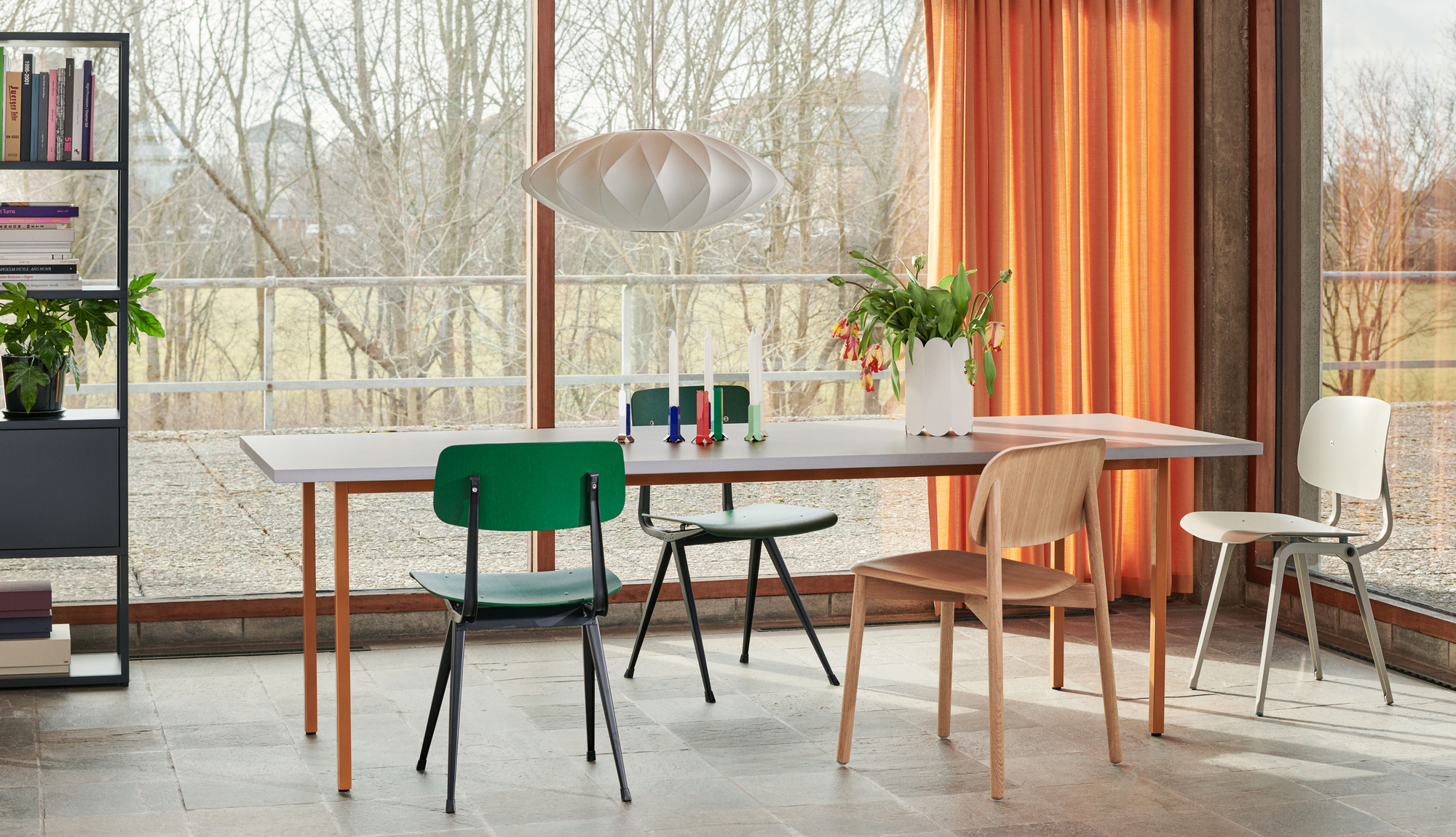 Two Colour Tisch rechteckig Grau 4