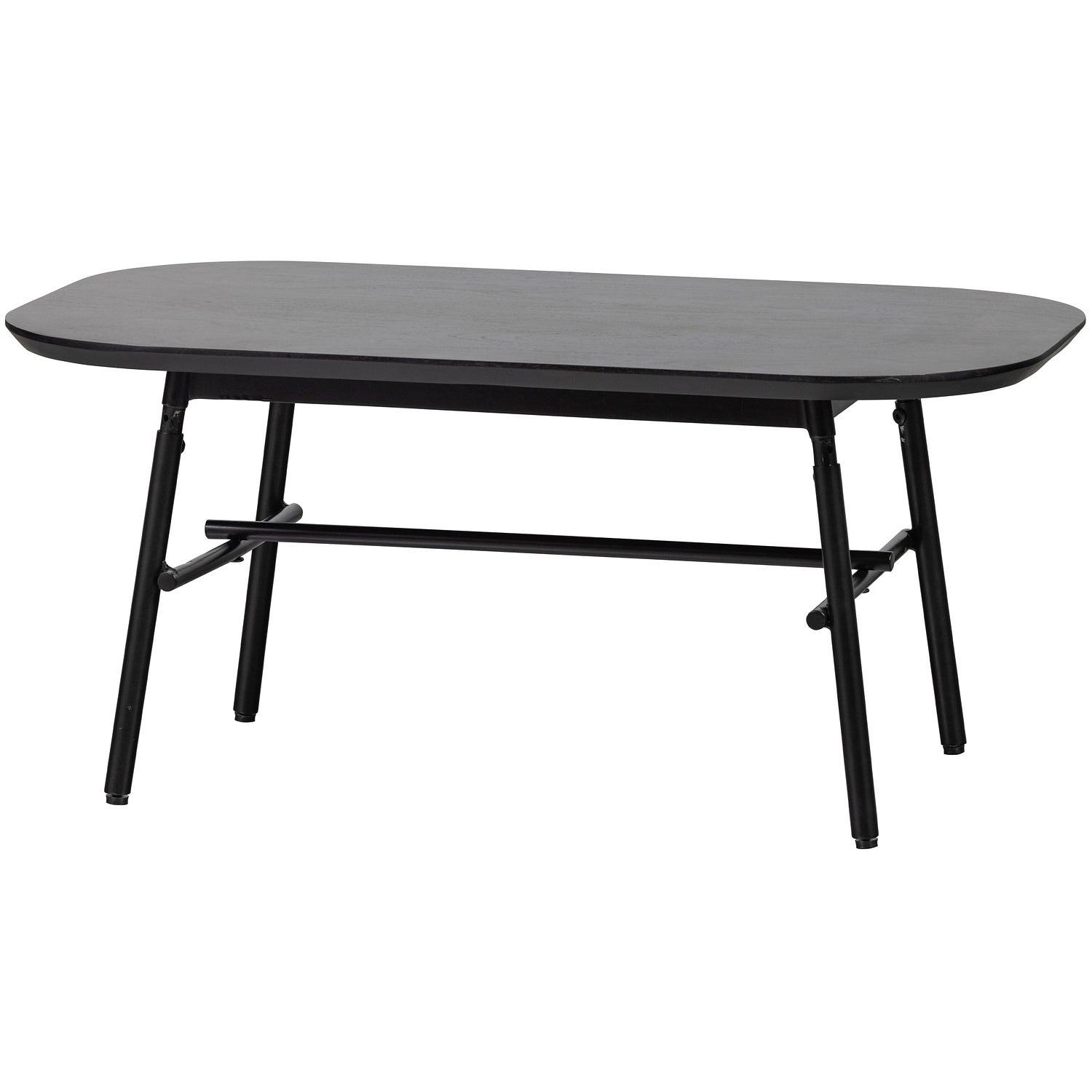 Elegance Couchtisch Mangoholz Metall Schwarz 5