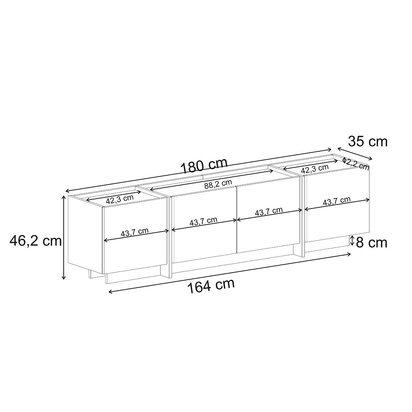 Lowen Lowboard Walnuss Optik 9