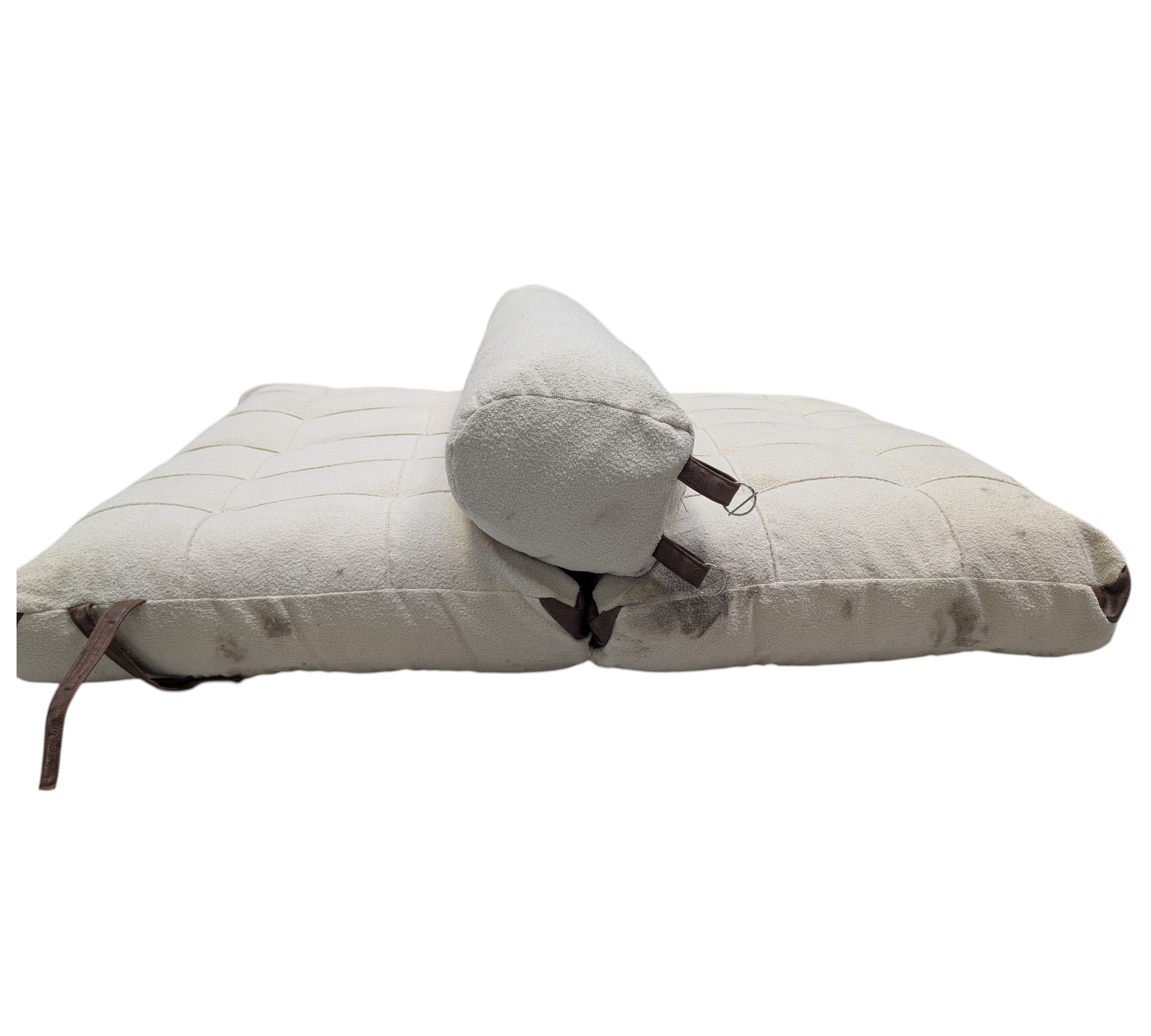 Schlafsofa 2-Sitzer Creme 9