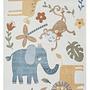 Bohem Kids Zoo Rug Multicoloured 5