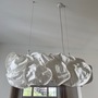 Cloud LED Pendelleuchte XL Polyester Creme 3