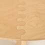 NEMO Table Wood Glass Natural 6