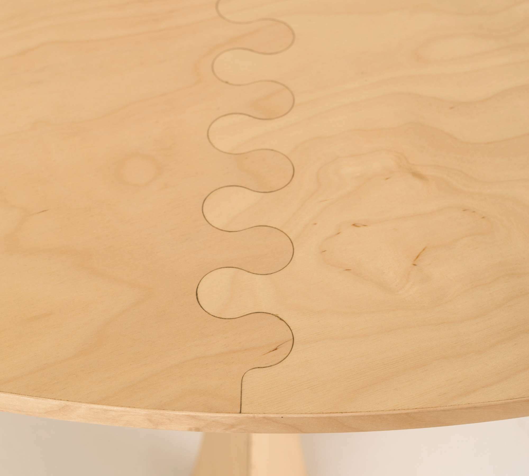 NEMO Table Wood Glass Natural 6