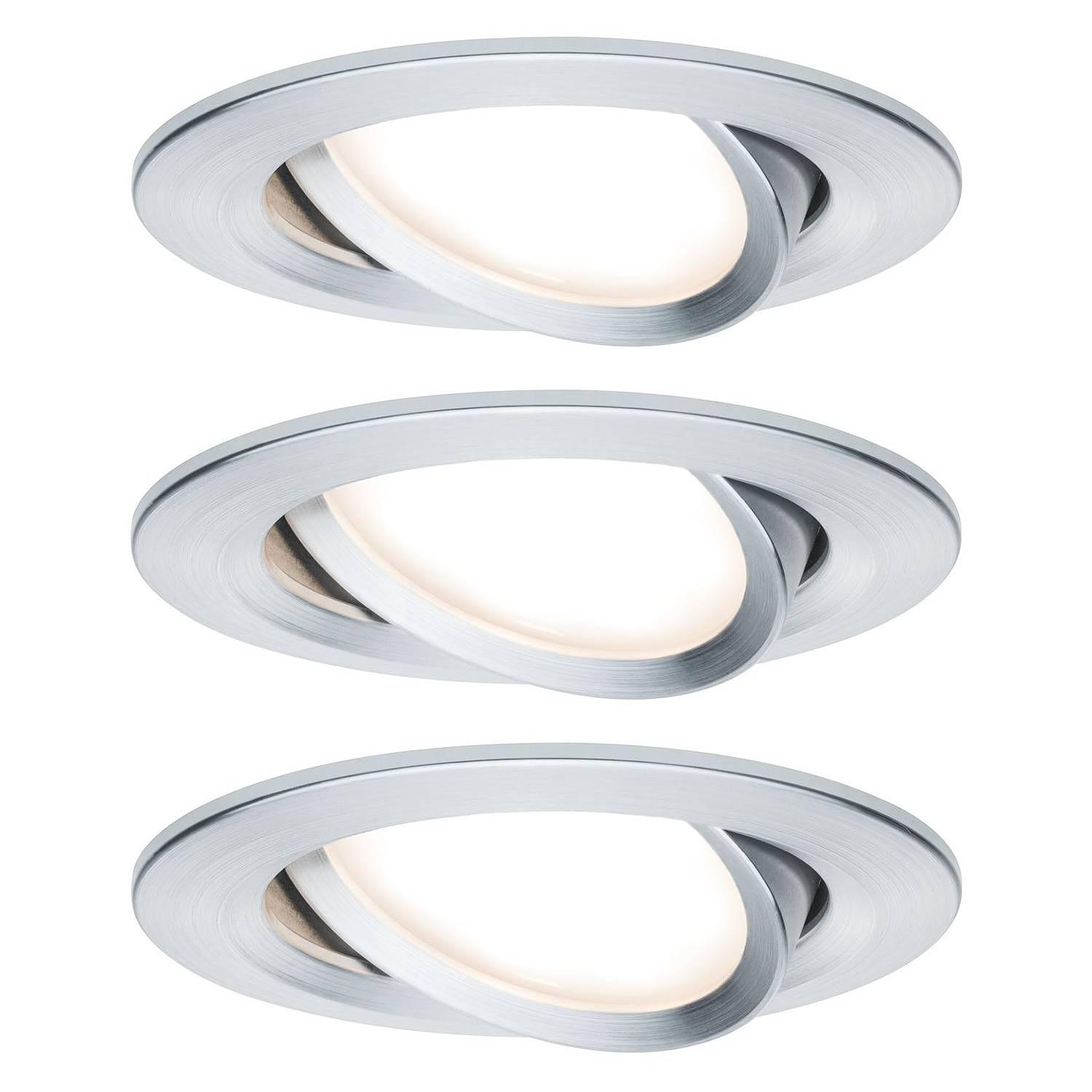 LED-Einbauleuchte Nova VIII Silber 1