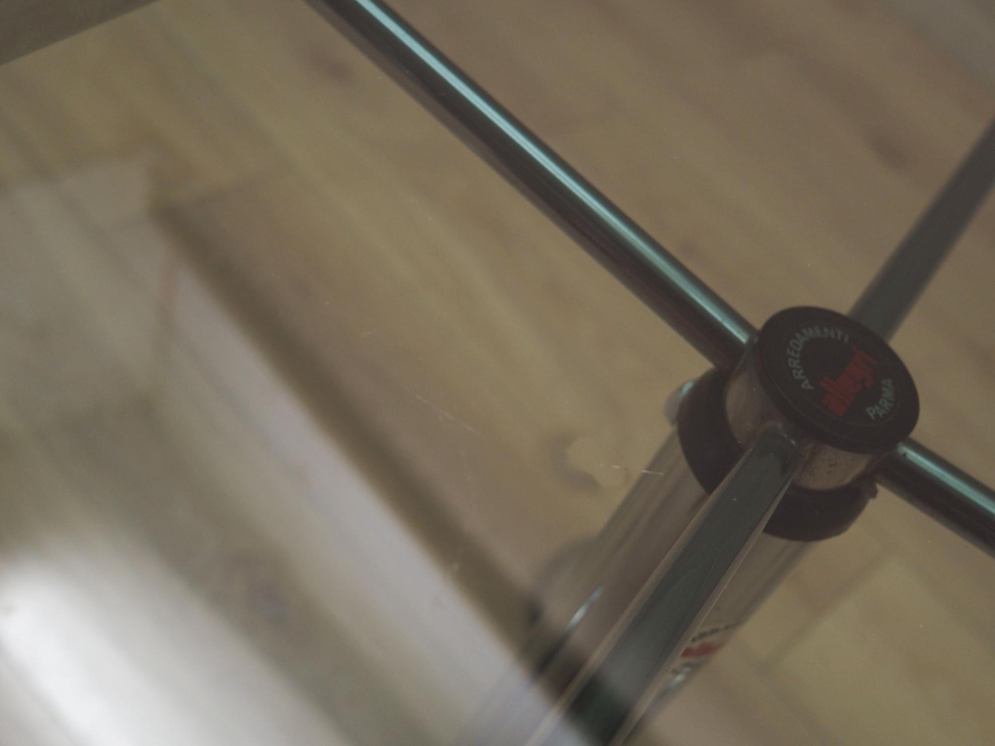 Coffee table on castors 1970s 9