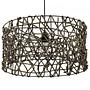 Pendant lamp Angie I linen / iron 1-bulb 3