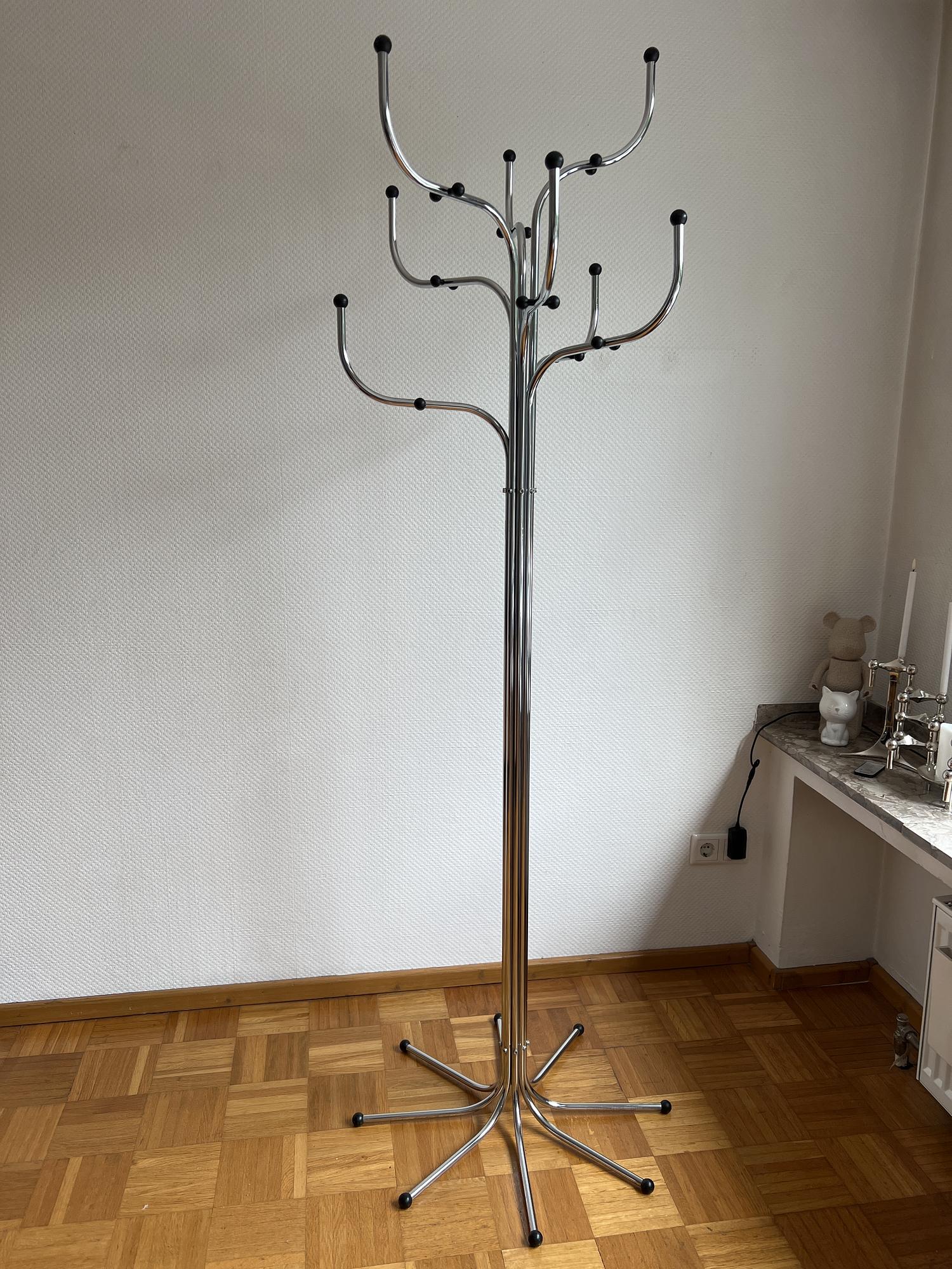 Coat Tree Garderobenständer Chrom 65cm 3