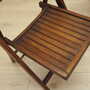 3x Chair Wood Brown 1990s 4