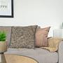 Perth Dekokissen Mischgewebe Beige 2