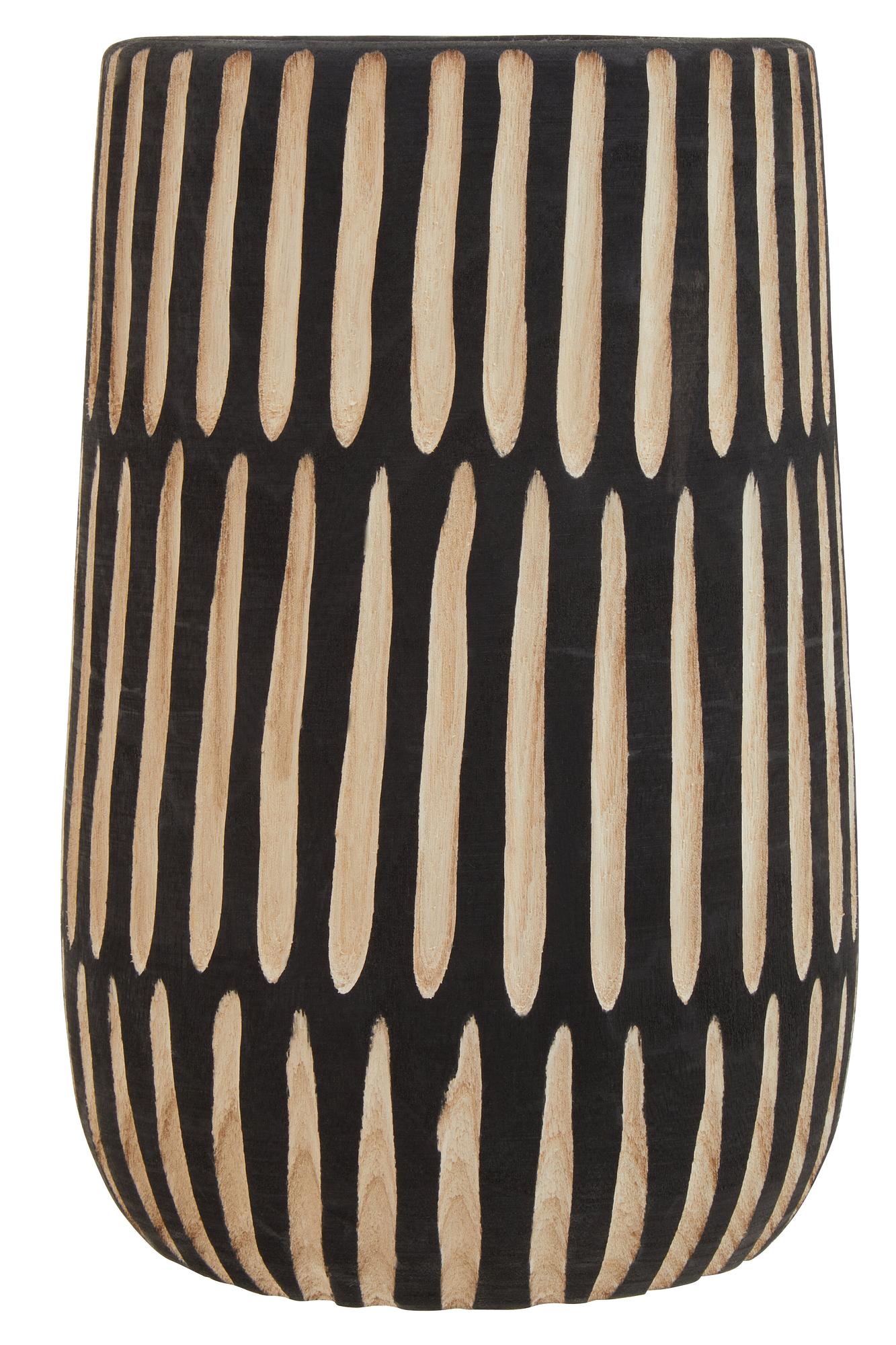 Arlo Große Natur und Schwarze Holzvase
 4