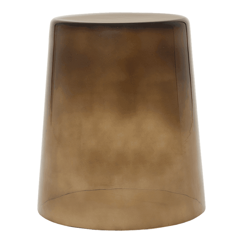 Kai Side Tables Glass Cacao Brown 0