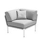 Club Garten Lounge-Set Klein Grau 3