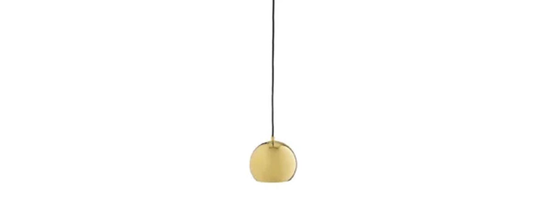 Ball Pendelleuchte Ø18 Messing Glossy Brass 1