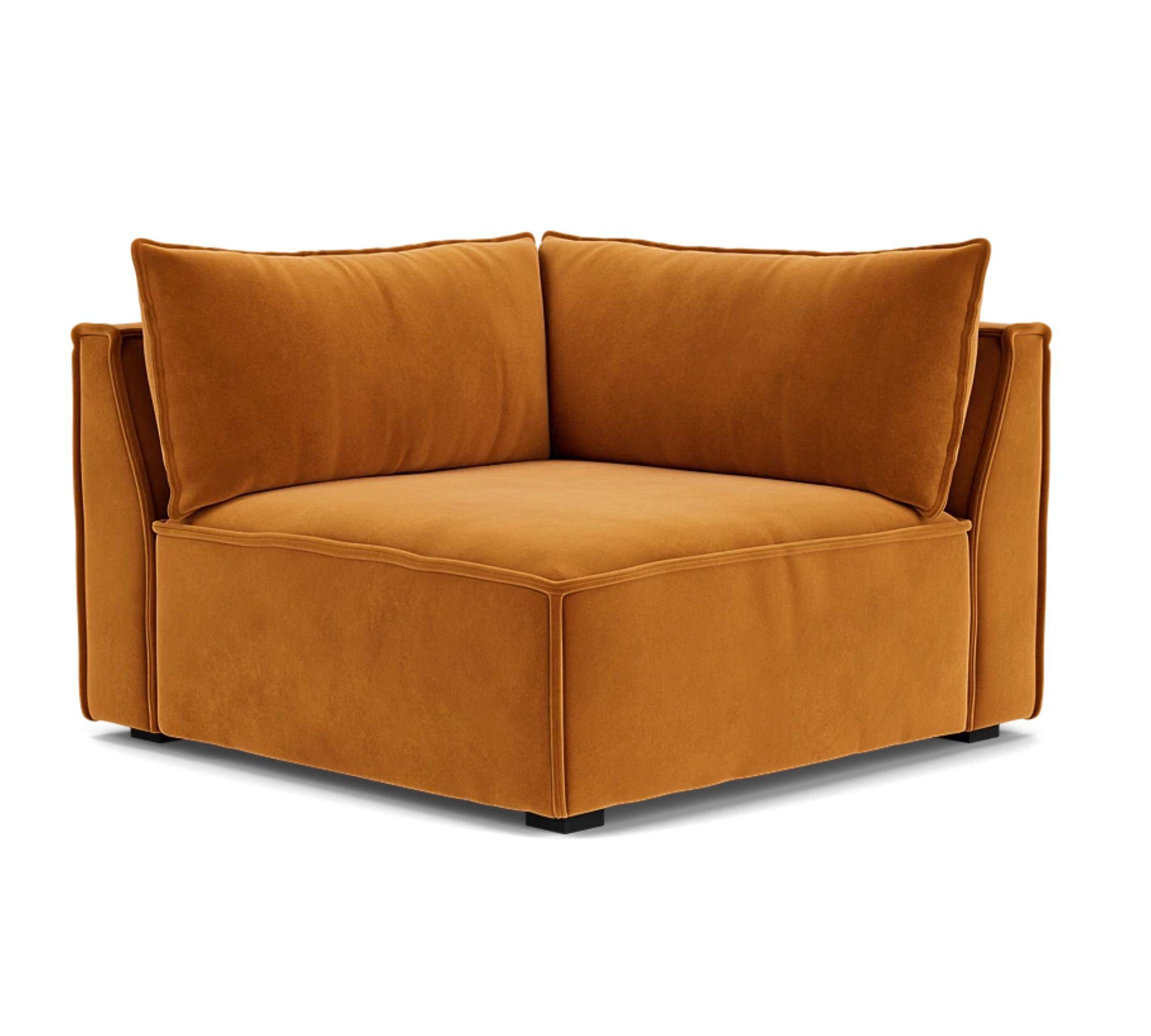 Daphne 1-seater corner module left Maya Cream 0