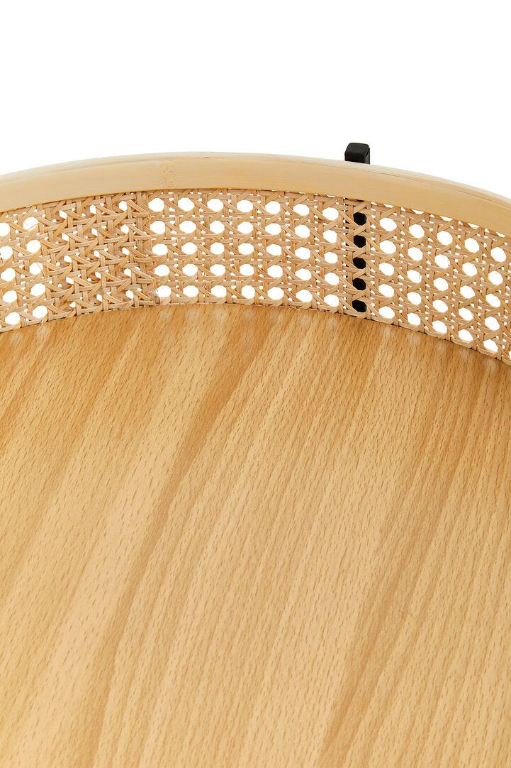 Depok Round Side Table Mango Wood Metal 4