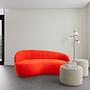Rose Sofa 2,5-Sitzer Moss Cherry 2