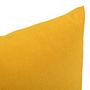 2x Milan Cushion Cover Synthetic Fiber Mustard Yellow 50 x 50 cm 1