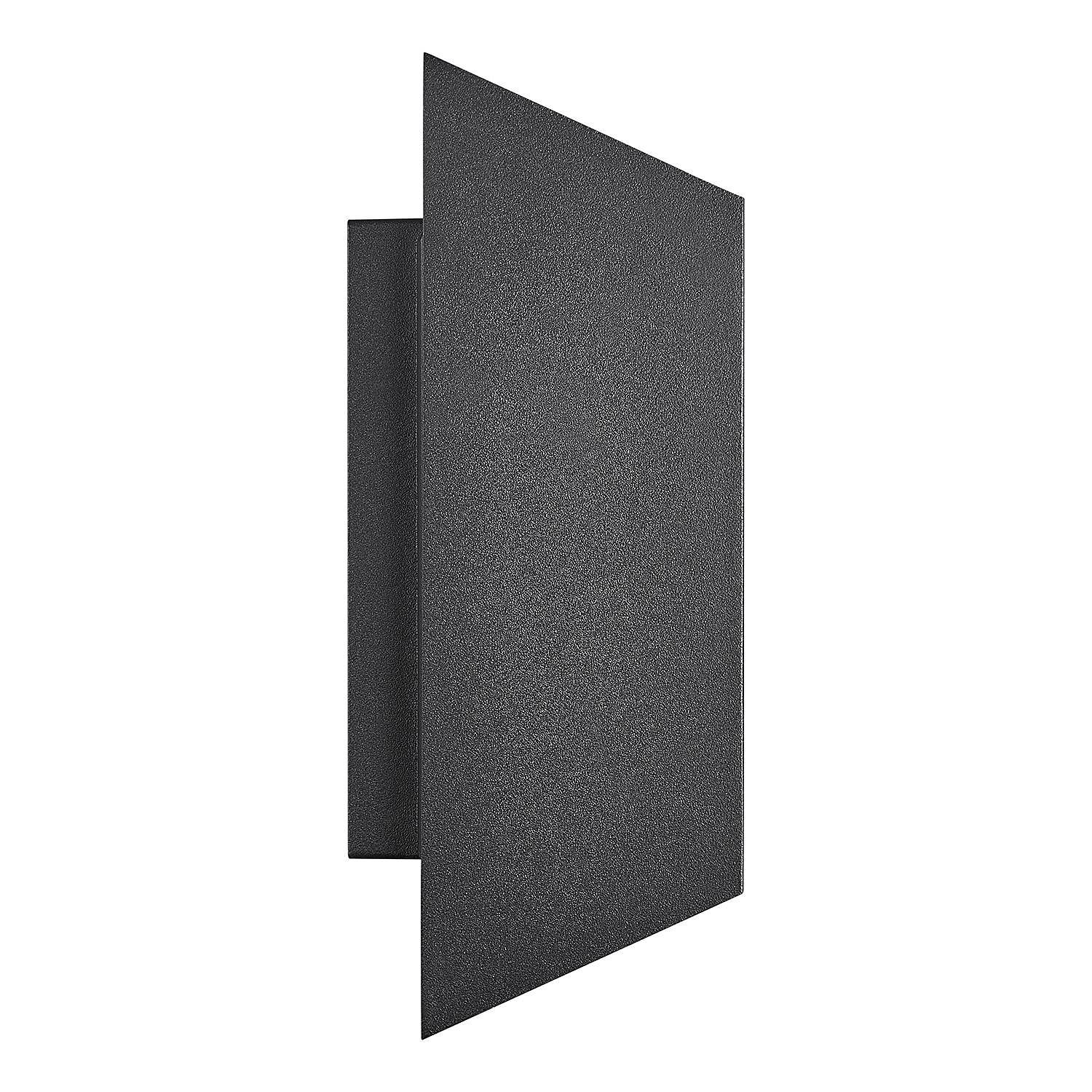2-Flammig Wandleuchte Nico Aluminium Glas Schwarz 4