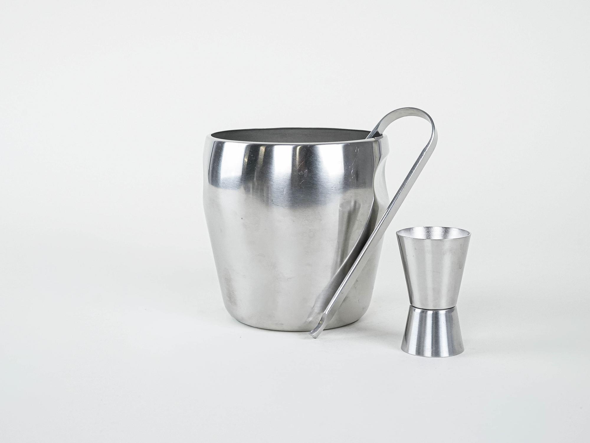Eiskübel Metall Silber 1