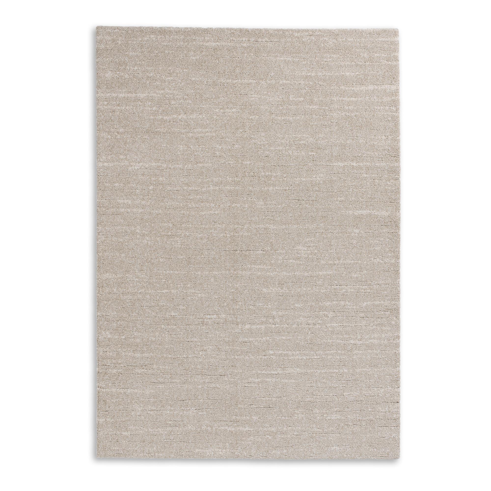 Amaze Uni Hochflorteppich Polyester Sand 140x200cm 0