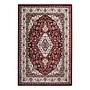 Kurzflorteppich Isfahan I Rot 160 x 230 cm 0