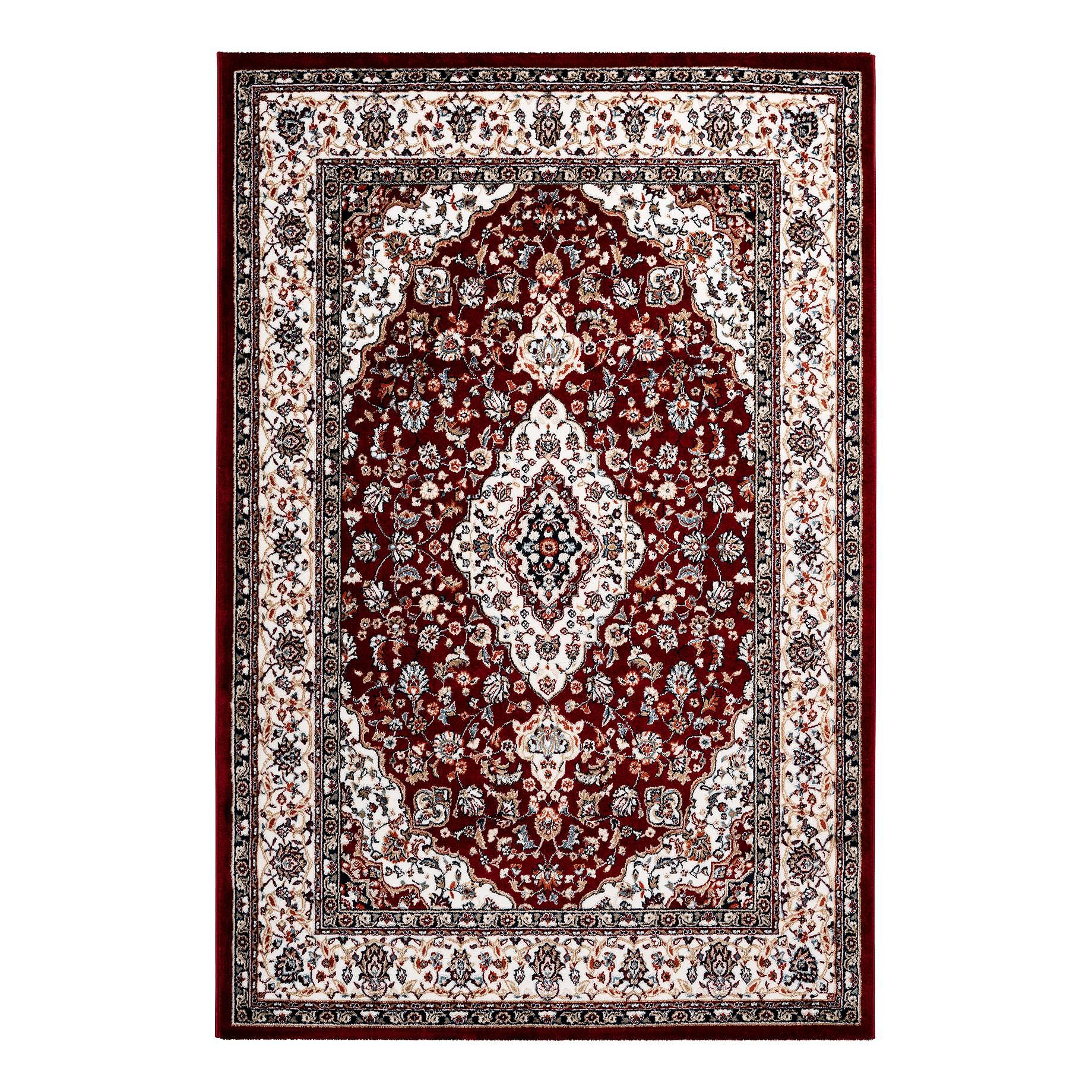 Kurzflorteppich Isfahan I Rot 160 x 230 cm 0