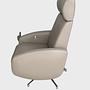 Sofa 2-Sitzer, 2,5-Sitzer & Relaxsessel Leder Beige 4