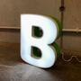Original Vintage Neon Leuchtreklame, Markt "B" 0