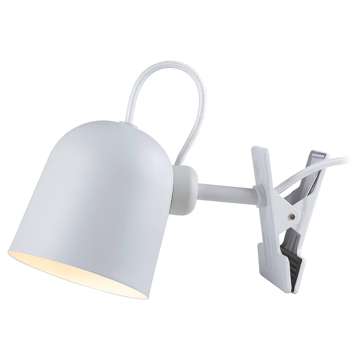 Klemmleuchte Angle Stahl PVC Weiß 0