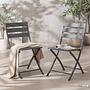 Folding chair Kovo set of 2 steel anthracite 1