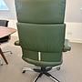 Office chair Leather Dark Green 4