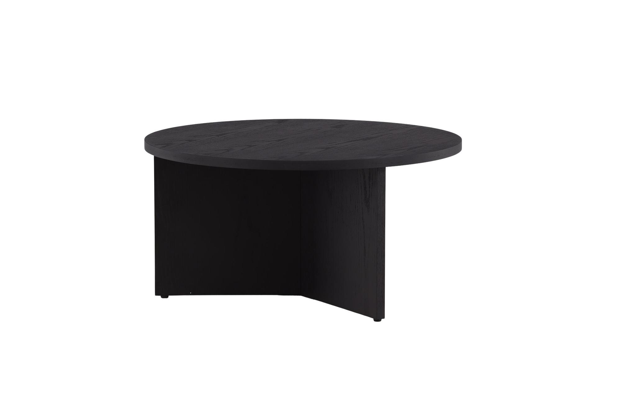 Saltö Sofatisch Holz Schwarz Ø65cm 7