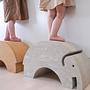 Elephant Large Stool Beige 5