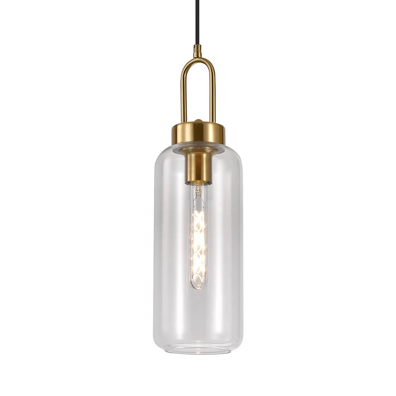 Pendelleuchte Lotun II Glas Gold 0