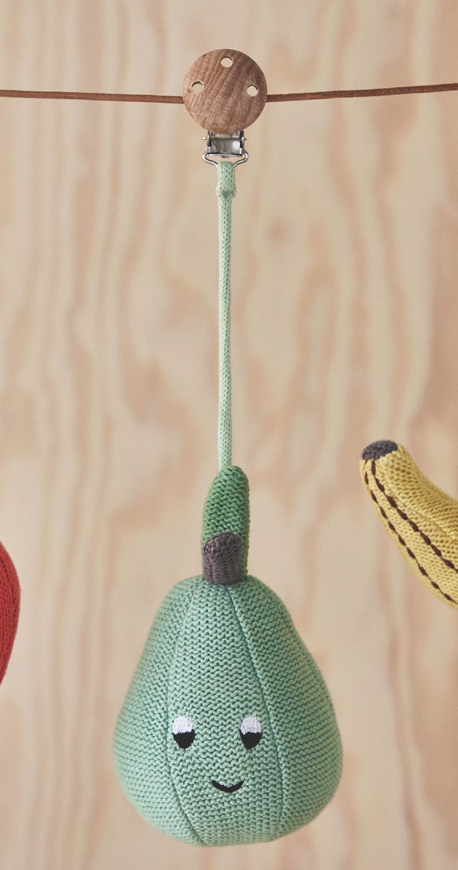 Kinderwagen Clip Baumwolle Grau 1