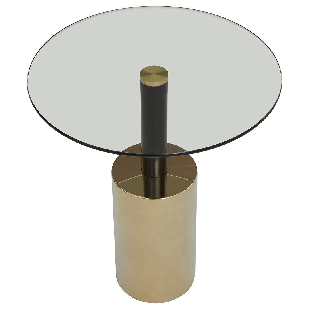 Oria Beistelltisch mit silberner Basis
 8