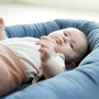 Babynest Bio-Baumwolle Kapok Blau 3