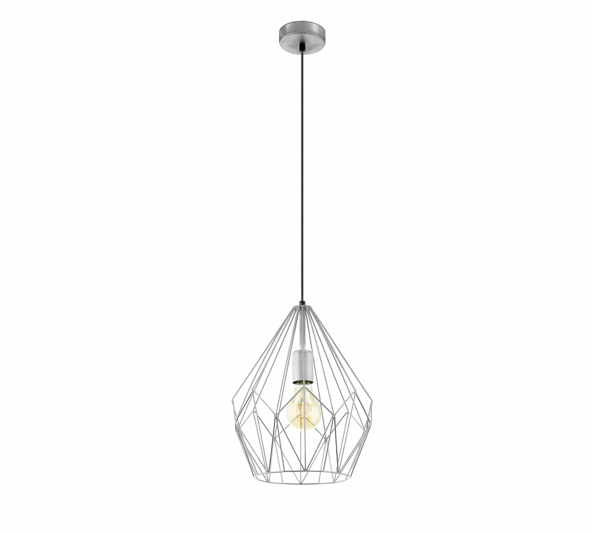 Pendant light 1-light powder-coated steel 1