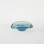 Glass bowl Blue 1960s 2