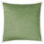 Summer Pillowcase Velvet Polyester Green 0