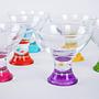 Set di ciotole da dessert multicolore anni '80 5