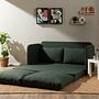 Saga Xl Sofa bed 2-seater Green 4